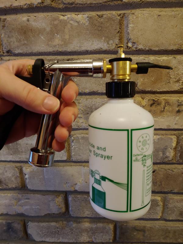 Bottle in correct position