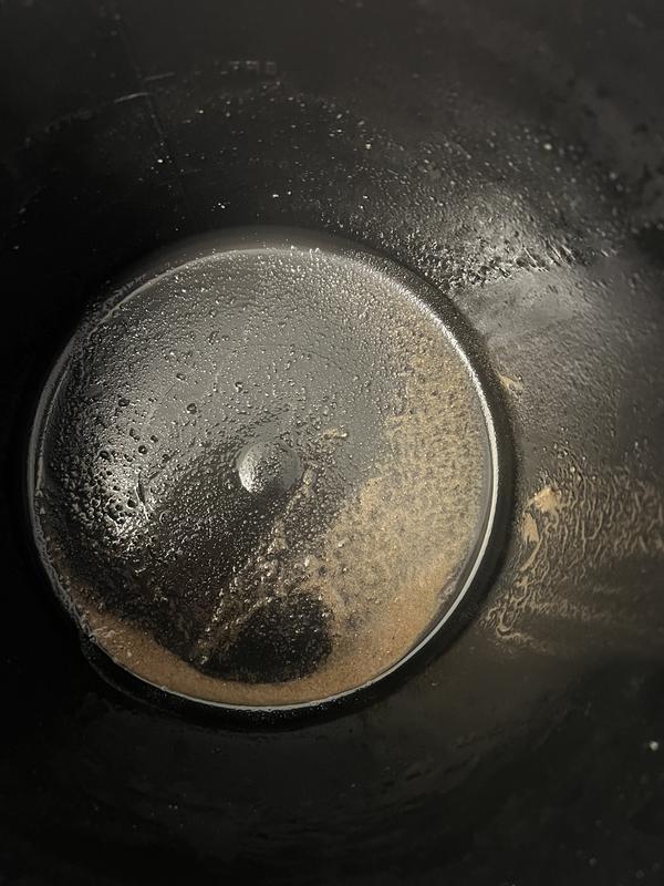 Less than 3/4 scoop, soaked reveled this large amount of sand.