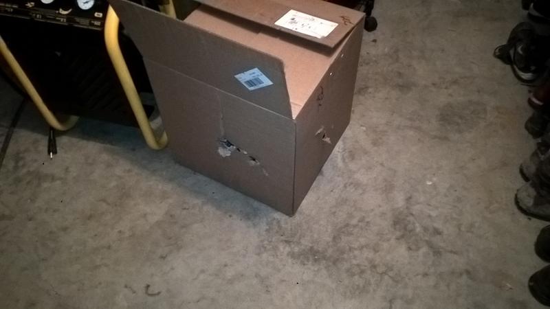 But the box looks like it had a rough life and is not marked Dewalt.