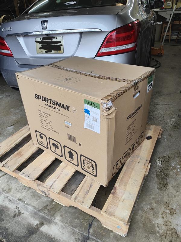 slight damage to top of shipping box