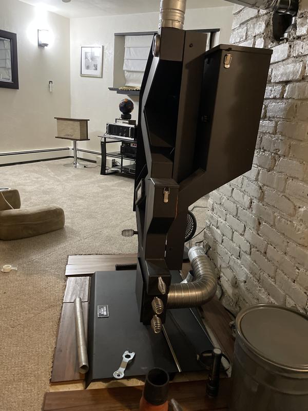 My basement so warm with this stove