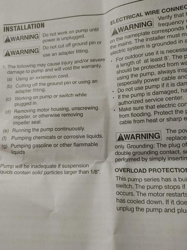 Instructions/Installation