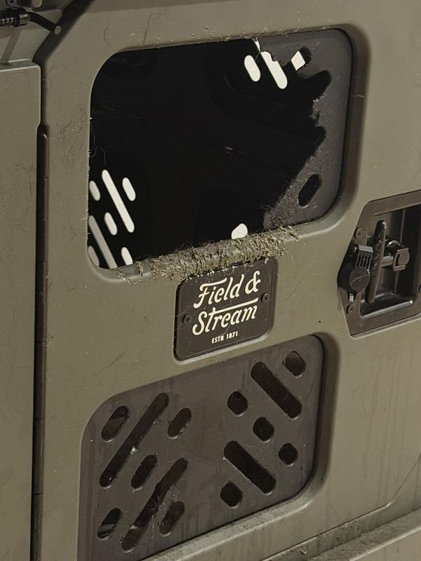 Destroyed panel.