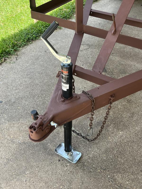 Installed Curt Trailer Leg