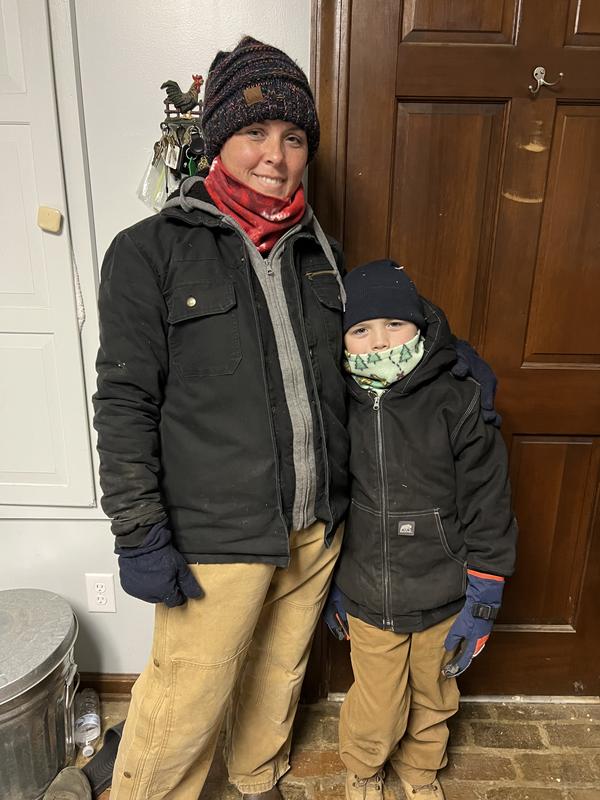 Just like mom’s big coat!