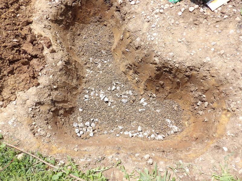 In this pic of this particular bed, I ran out of sand and had to use some pea gravel mixed in it too.
