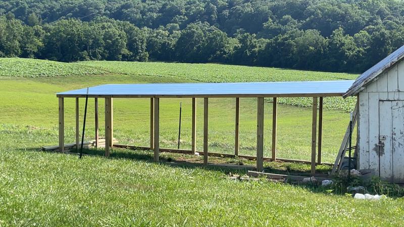 Built this after setting posts with auger