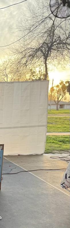 Used to block sun for a party .