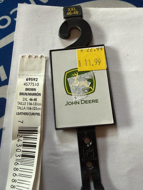 Yellow tag showing two prices