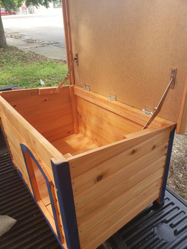 I painted the trim and sealed it.