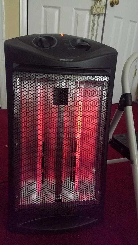 Heater on low setting