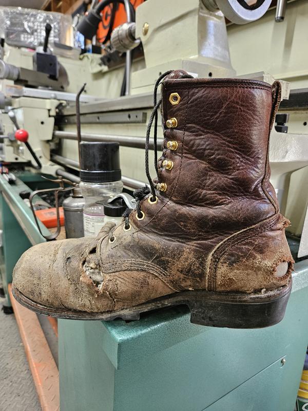 Boots after 5 years, 1 re-sole and thousands of miles. Lot of life lived in these old boots.