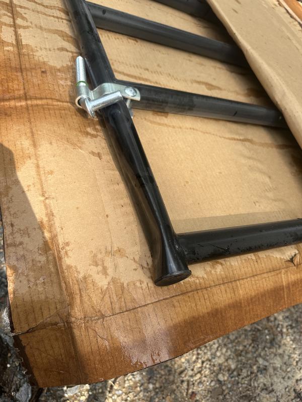 Dented and damaged gates