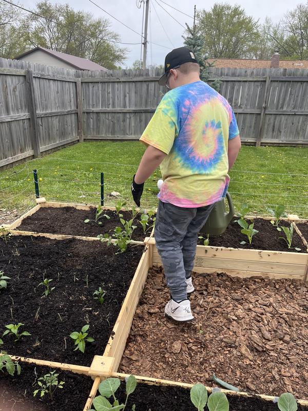 One of my children helped plant