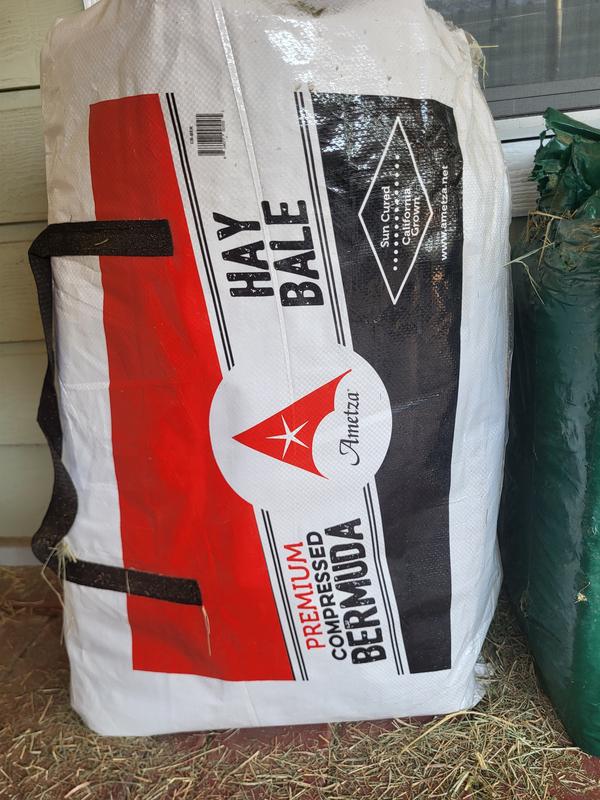 Great product! Exactly as described. Goats love to munch on it & bed down on it, too.