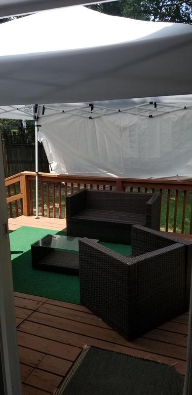 These are pix from the first tent that I am replacing with the one I just purchased.