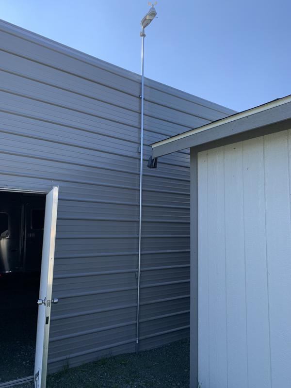 Attached with 1" EMT