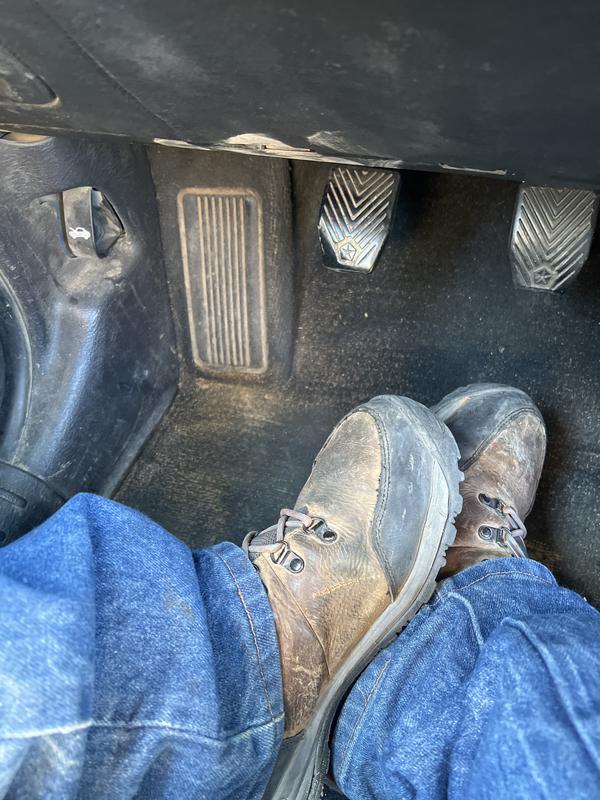 My new boots  hard at work