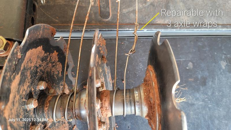 4. Repairable with 3 axle wraps