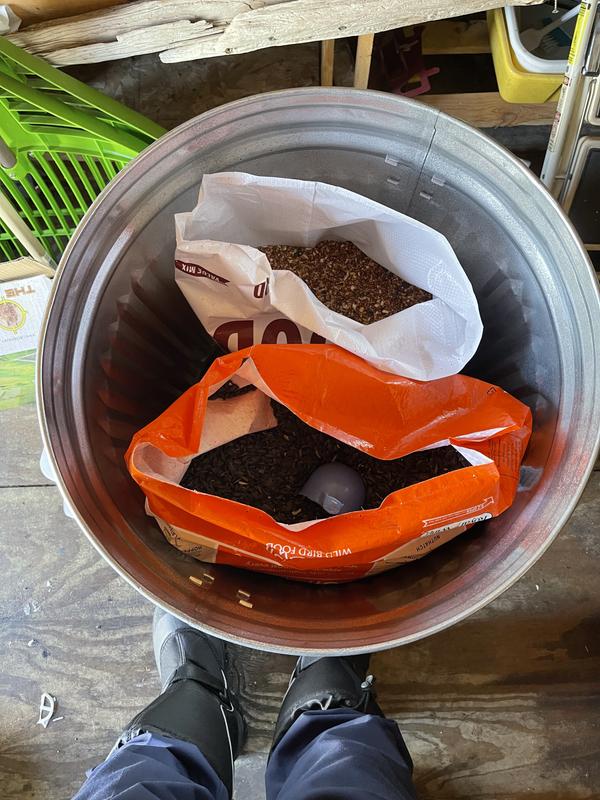 Holds both bags with ease