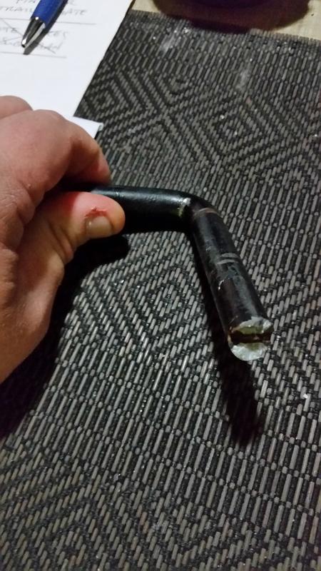 I am using a heave duty bolt and nut now...done replacing with garbage...replaced first one when traileron was only 2 weeks old...never again