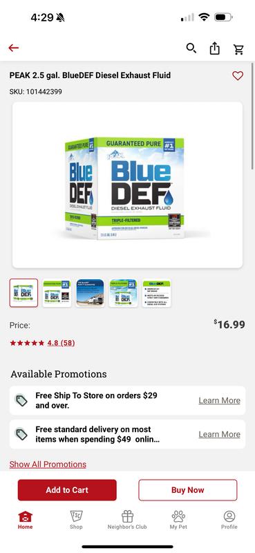 The replacement products price