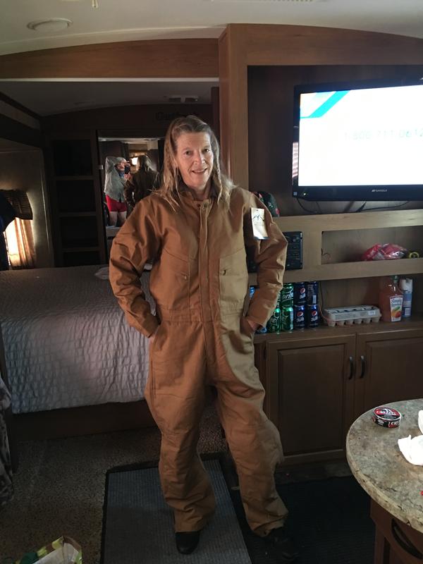 Blue mountain coed coveralls