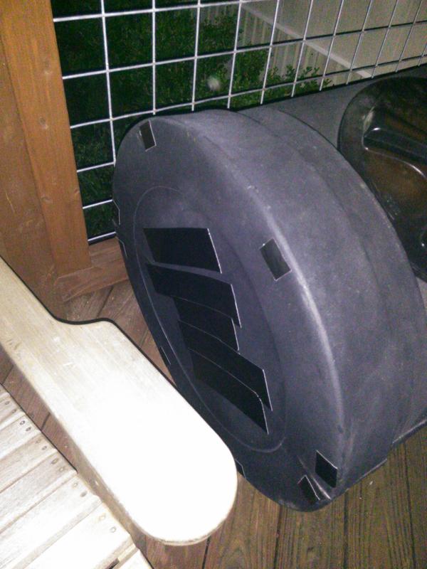 Left end tapped holes.