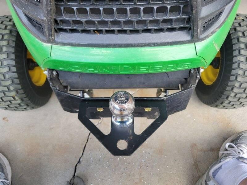 Mounted on the front