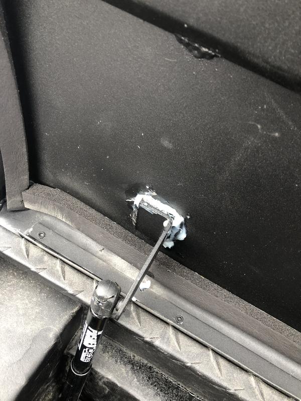 Had to try to stop rain from ruining my tools