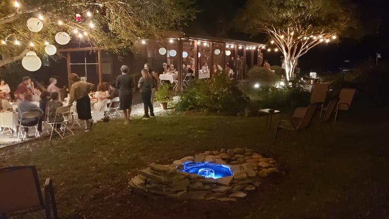Rehearsal dinner run by the generator