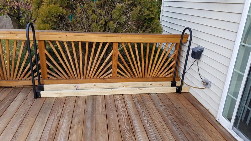 RedStone Adjustable Log Rack - 8 ' setup