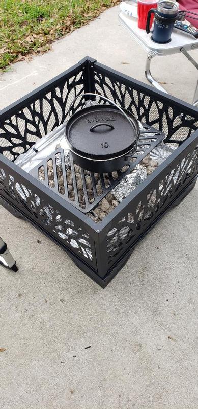 Bond 26 in. Havenwood Square Wood-Burning Fire Pit at Bond 26 in. Havenwood Square Wood-Burning Fire Pit at
