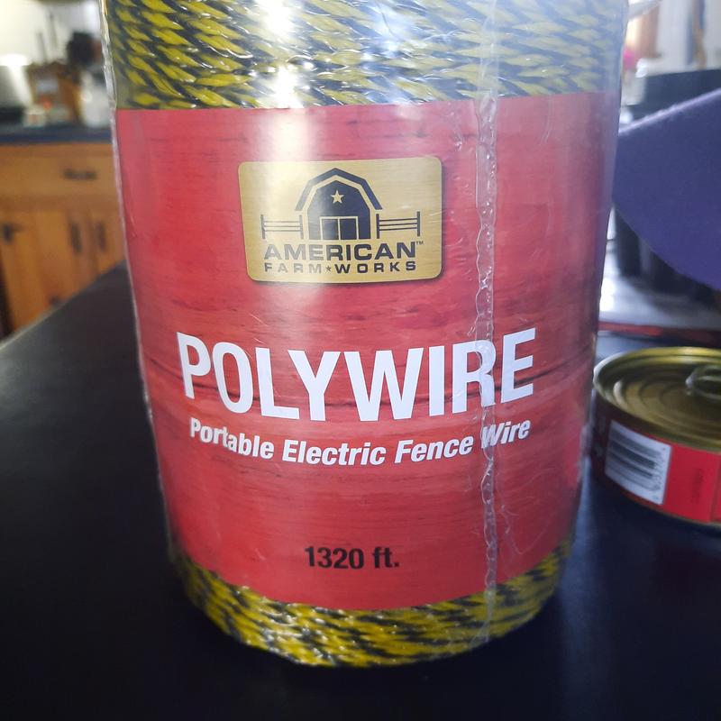 Polywire I'm using.