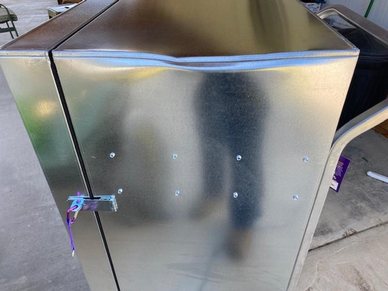 When unwrapped at home found this dent