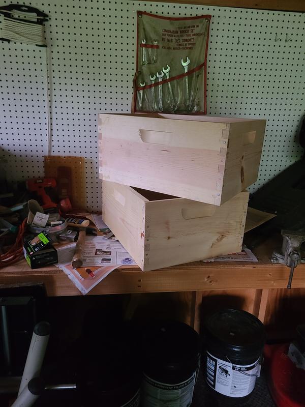 2 assembled boxes