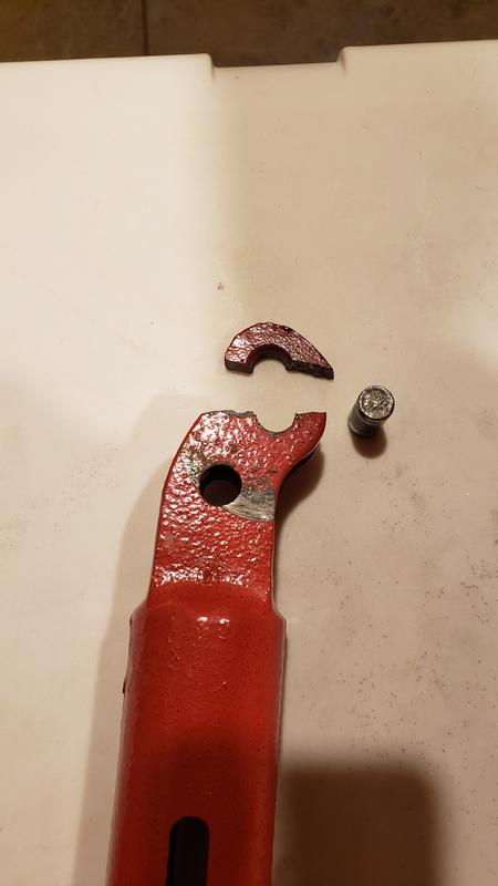 Broken handle
