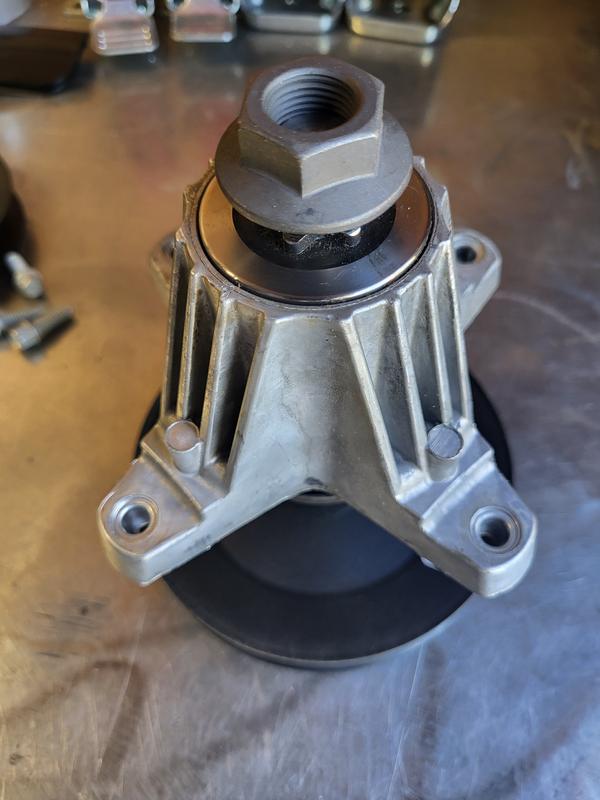 Replacement Spindle pre-tapping
