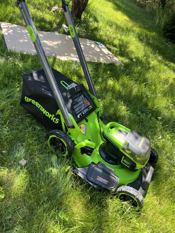 The grass was so high whenever I signed the lease to a new home. This mower plowed through it like butter.