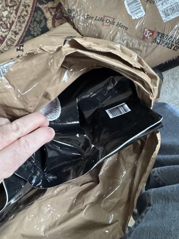 Too bad the bag was cut open who knows how much food was lost.