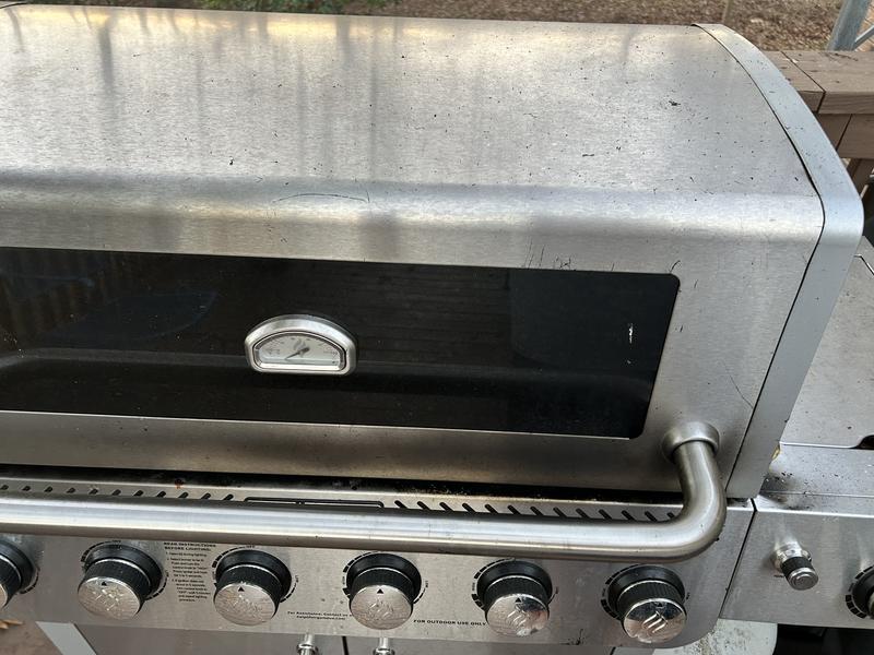 After the grill was extinguished