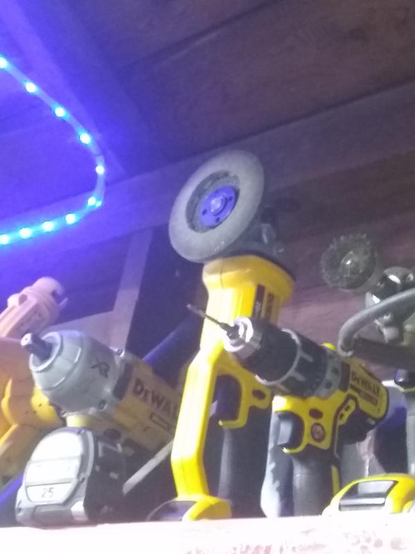 Grinder on display