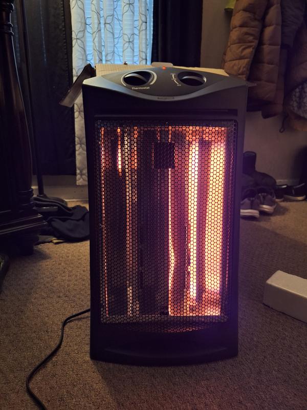 Turned on low with thermostat high