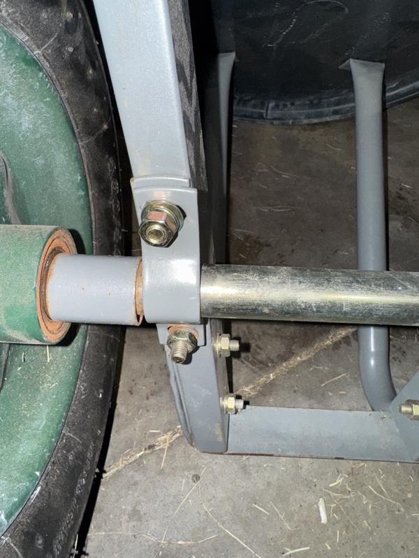 Drove the axle off in just under 6 months hauling shavings and manure