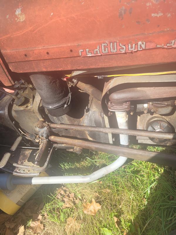 Installed pipe after correction