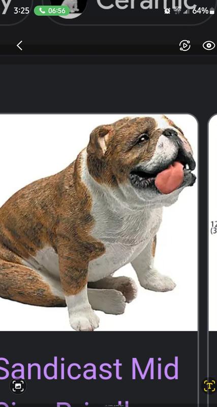 Painted to look like the bulldog we lost and made her a part of a Xmas decorations