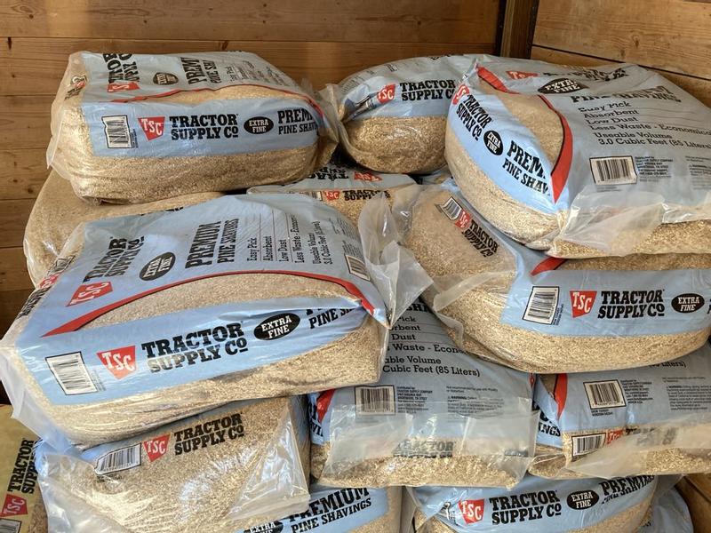 Bags not compressed, don't stack well.