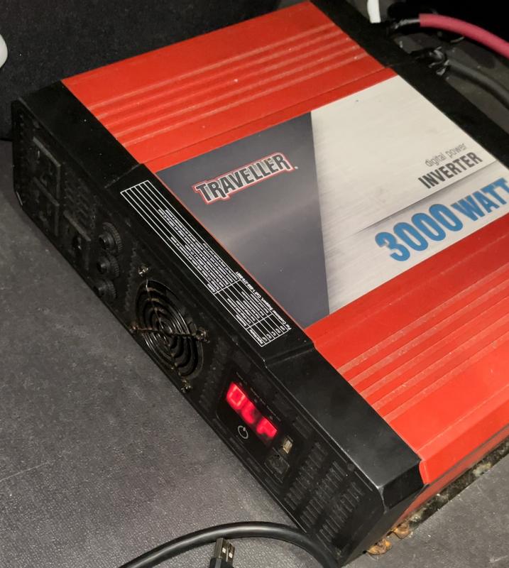 Nothing plugged in, it’s in overload protection