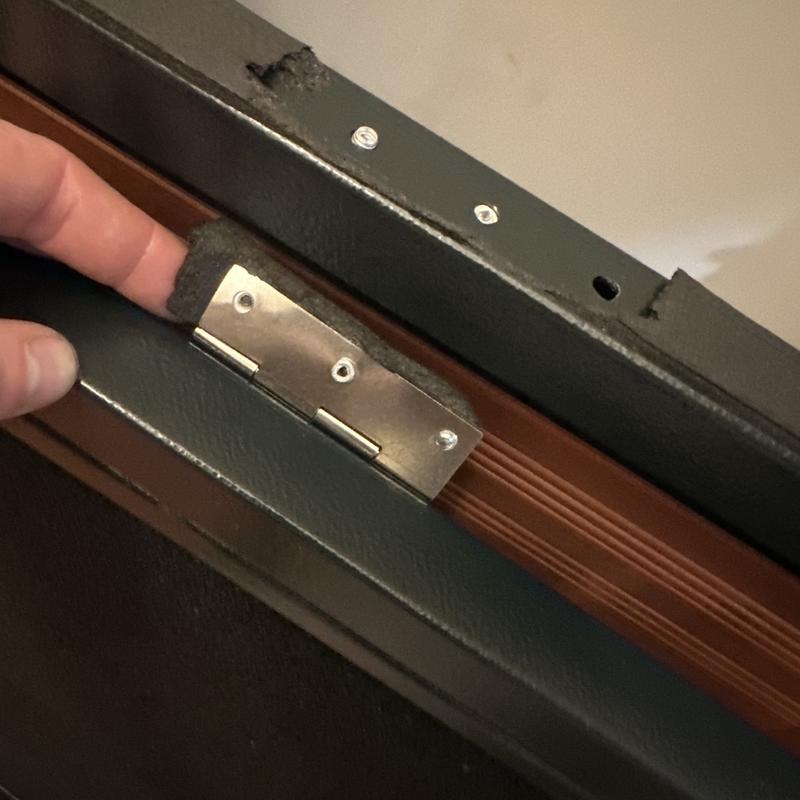 Paper thin hinge