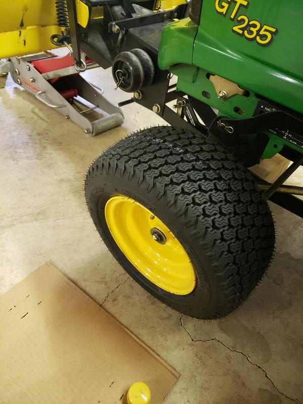 New tire installed